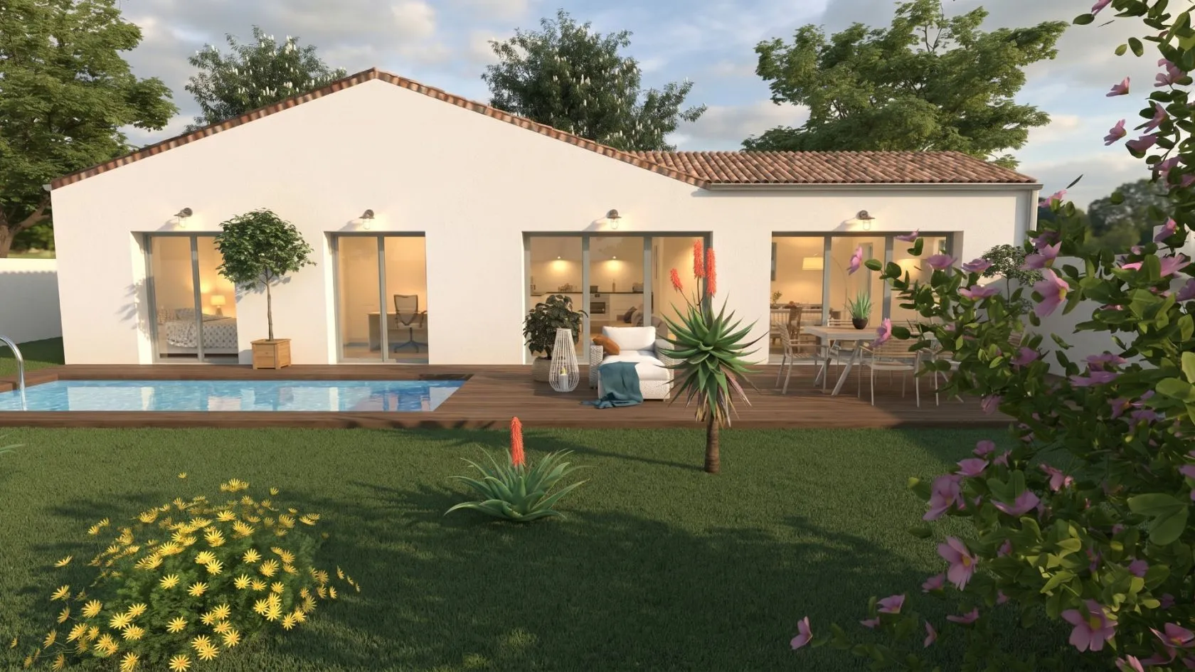 Maison neuve 110 m² à Saintes (17100)