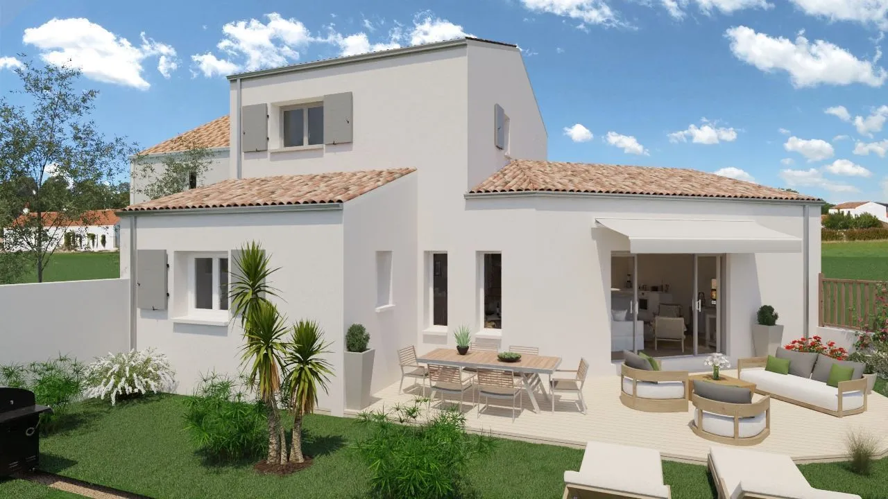 Maison neuve 100 m² à Saint-Georges-des-Coteaux (17810)