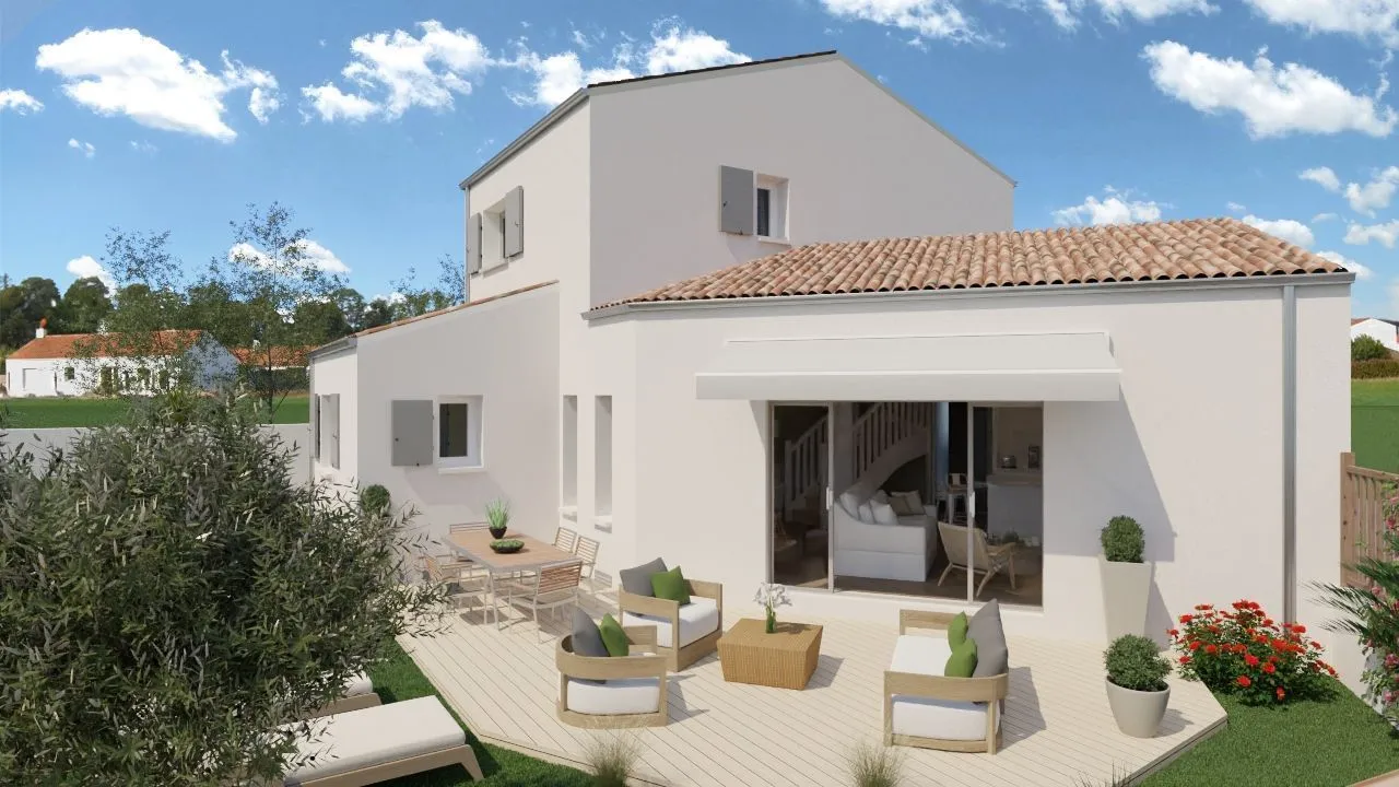 Maison neuve 100 m² à Saint-Georges-des-Coteaux (17810)