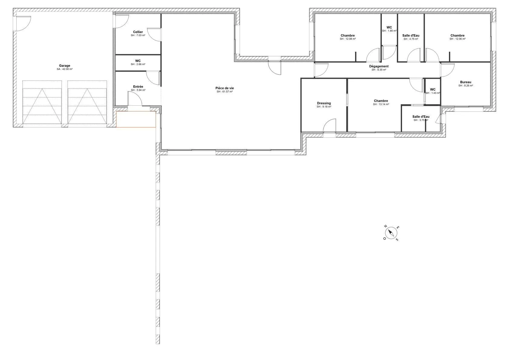 Maison neuve 152 m² à Mathes (17570)