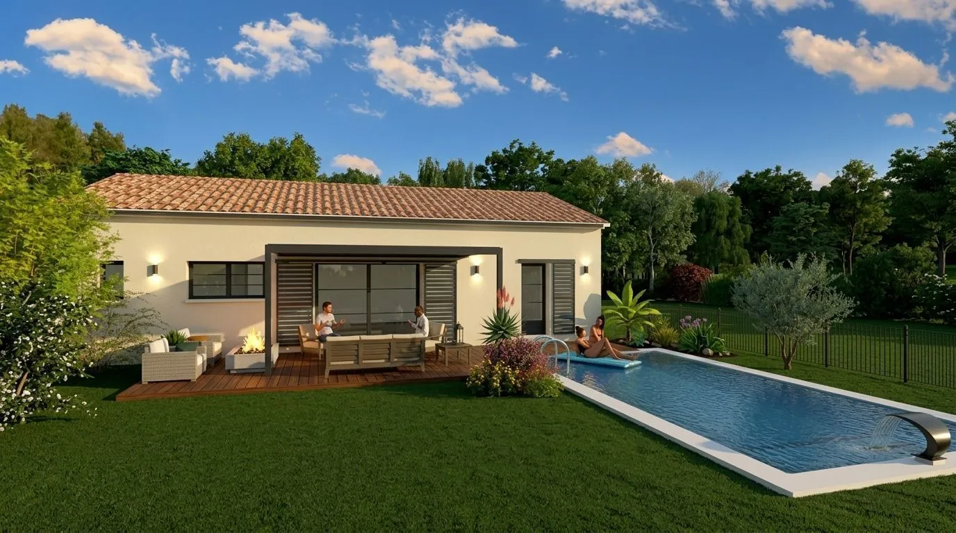 Maison neuve 89 m² à Saint-Augustin (17570)