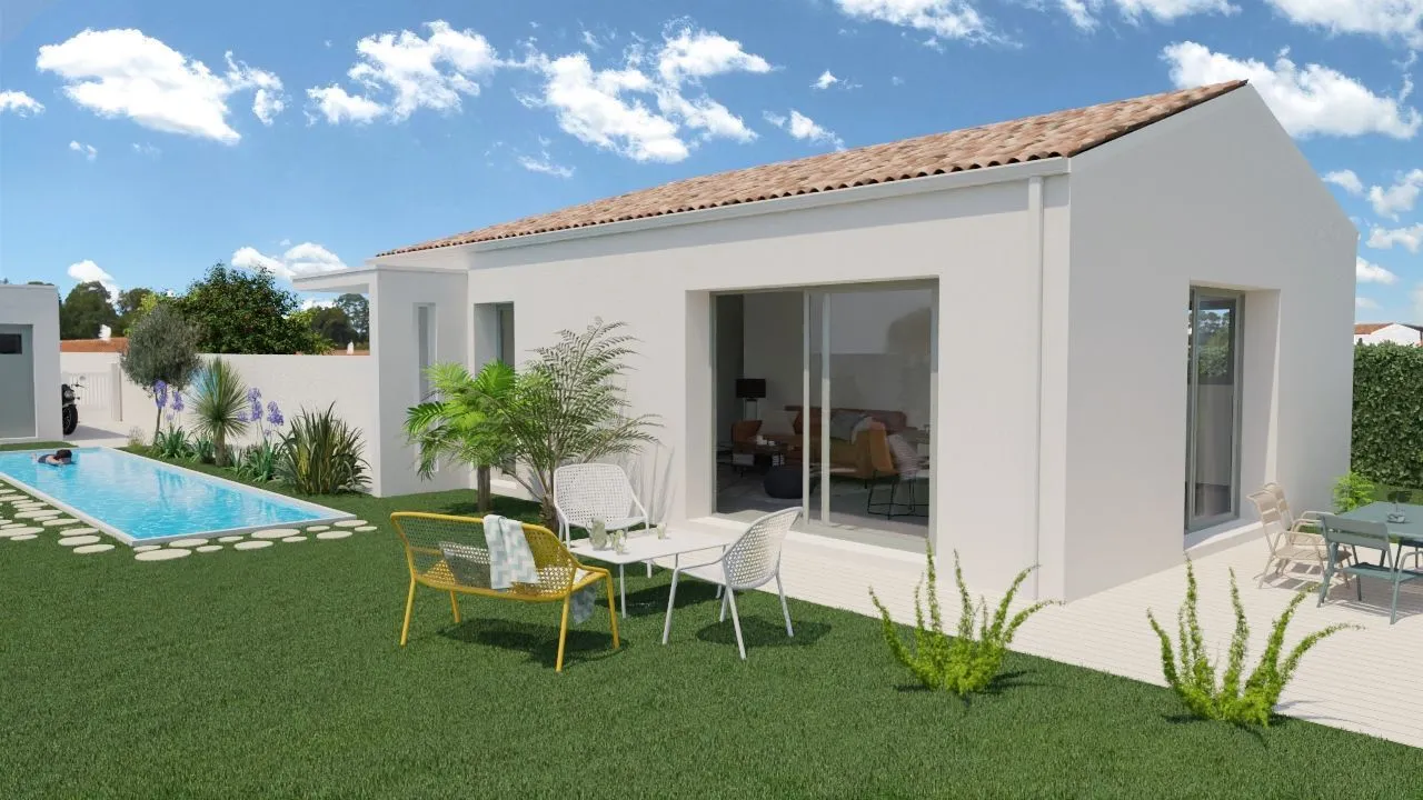 Maison neuve 72 m² à La Chapelle-des-Pots (17100)