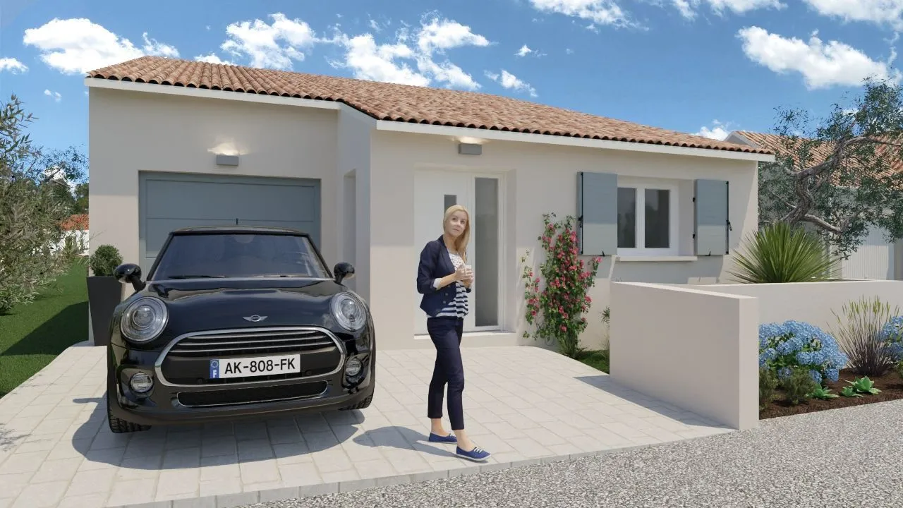 Maison neuve 107 m² au Gué-d'Alleré (17540)