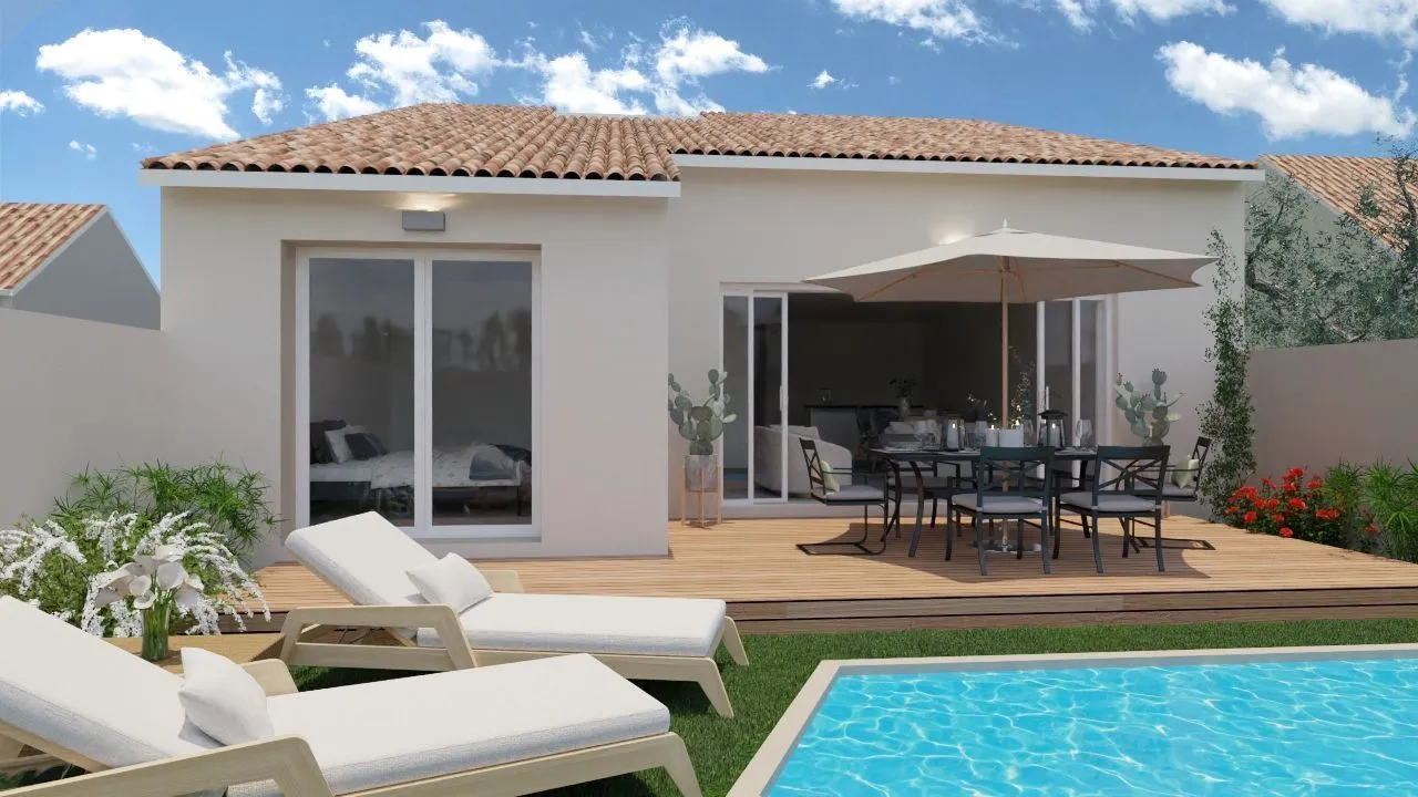 Maison neuve 107 m² au Gué-d'Alleré (17540)