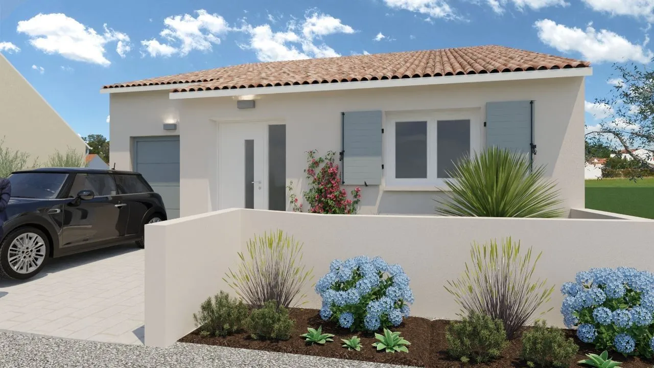 Maison neuve 107 m² au Gué-d'Alleré (17540)
