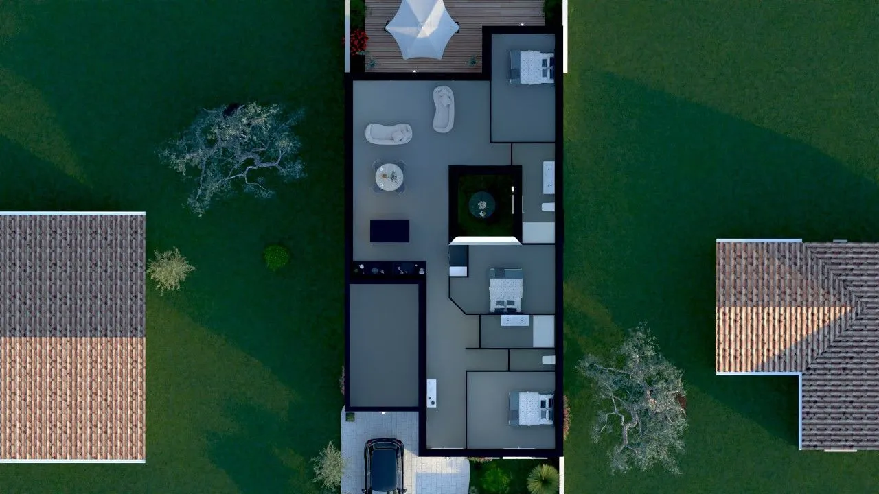 Maison neuve 107 m² au Gué-d'Alleré (17540)