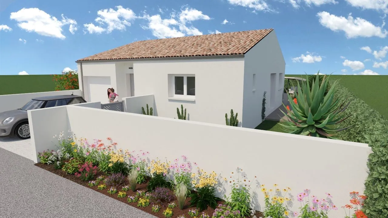 Maison neuve 65 m² à Villedoux (17230)