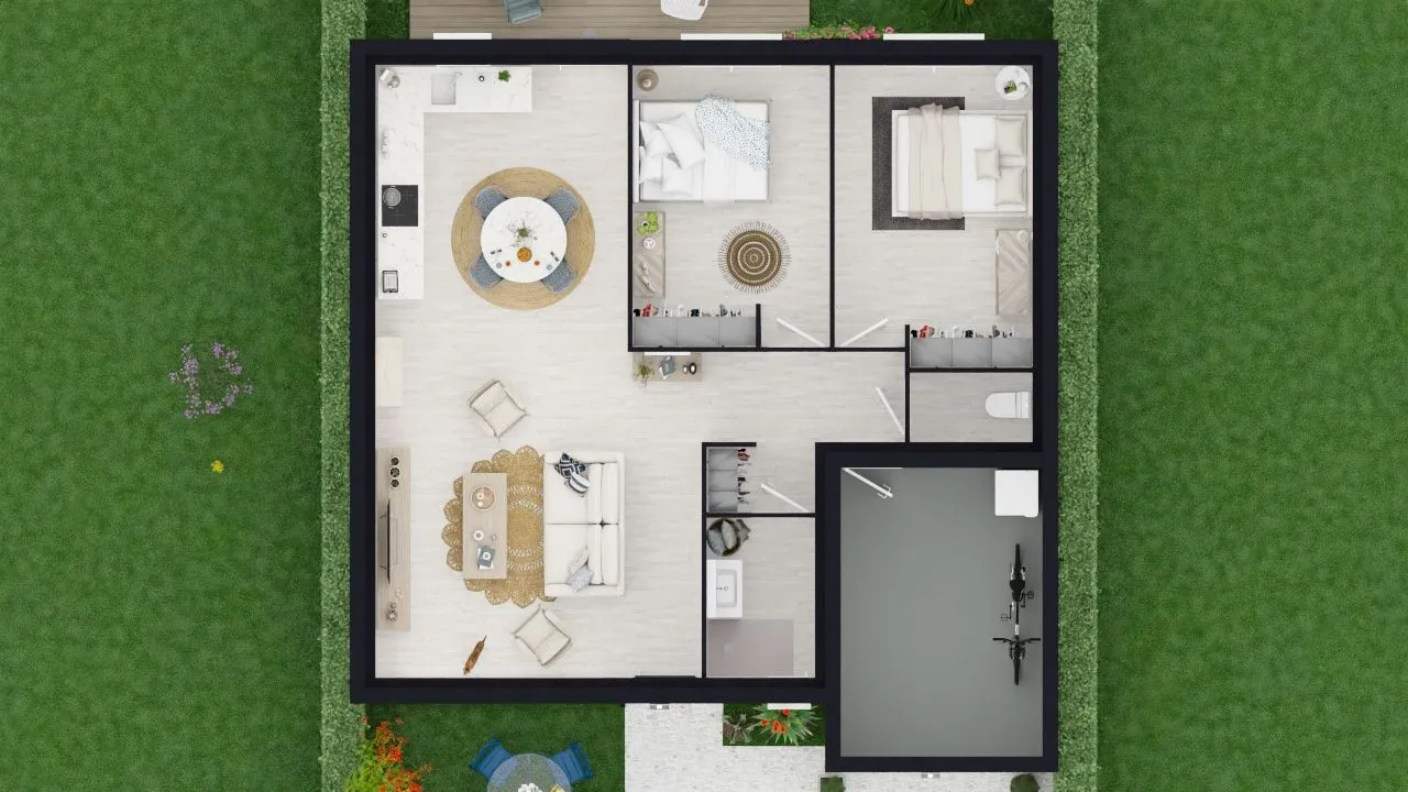 Maison neuve 65 m² à Surgères (17700)
