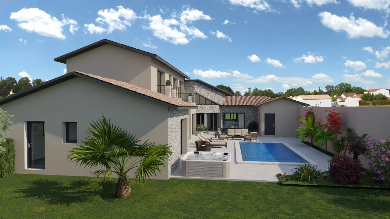 Maison neuve 166 m² à Péré (17700)