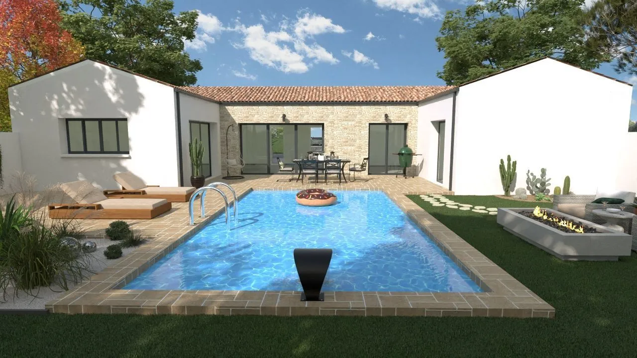 Maison neuve 140 m² à Dompierre-sur-Mer (17139)