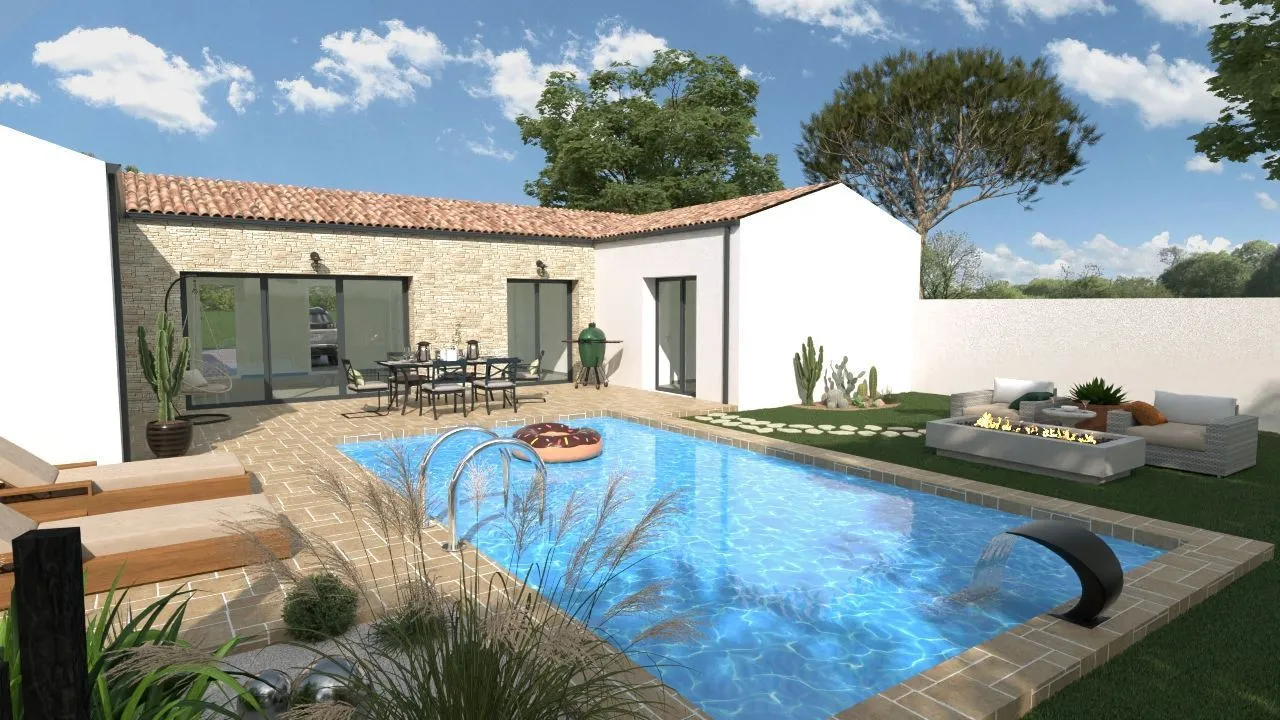 Maison neuve 140 m² à Dompierre-sur-Mer (17139)
