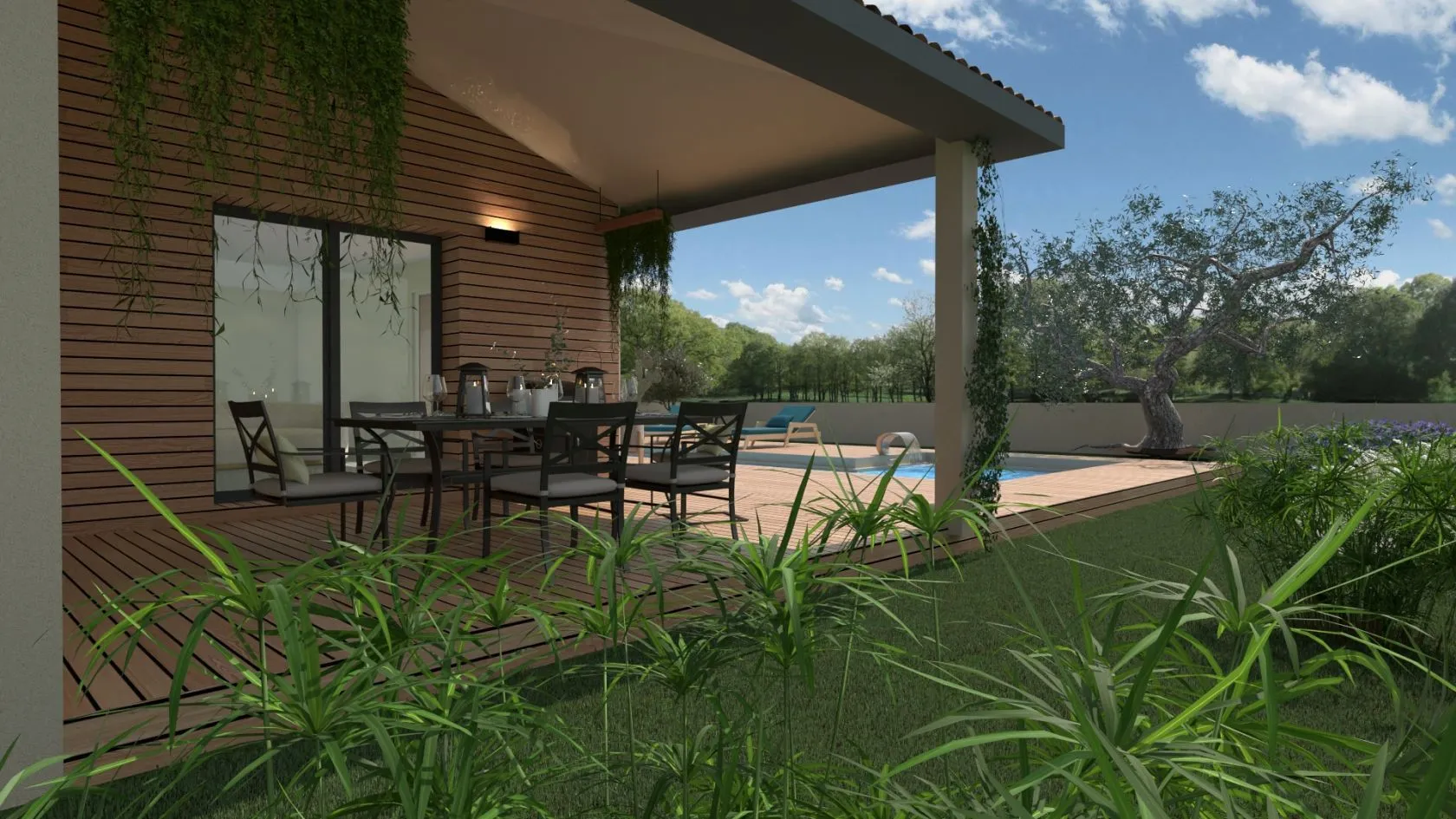 Maison neuve 110 m² à Pisany (17600)