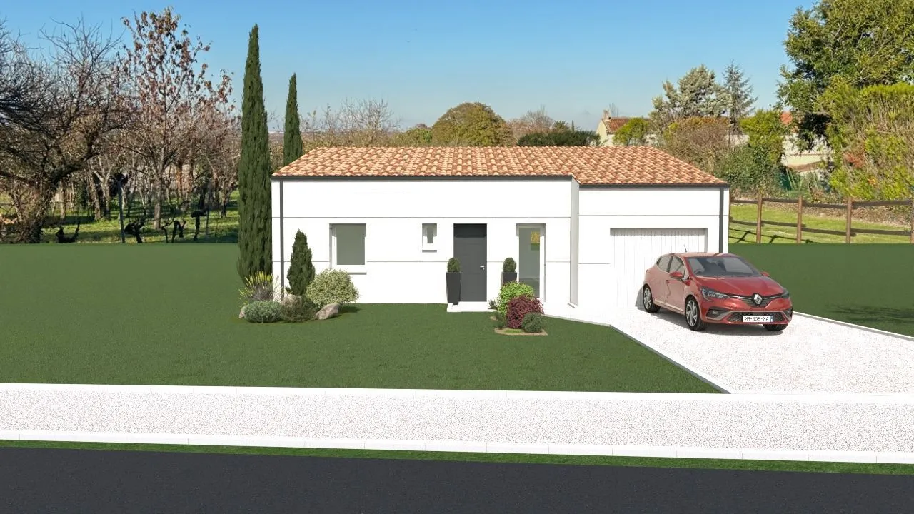 Maison neuve 75 m² à Chadenac (17800)