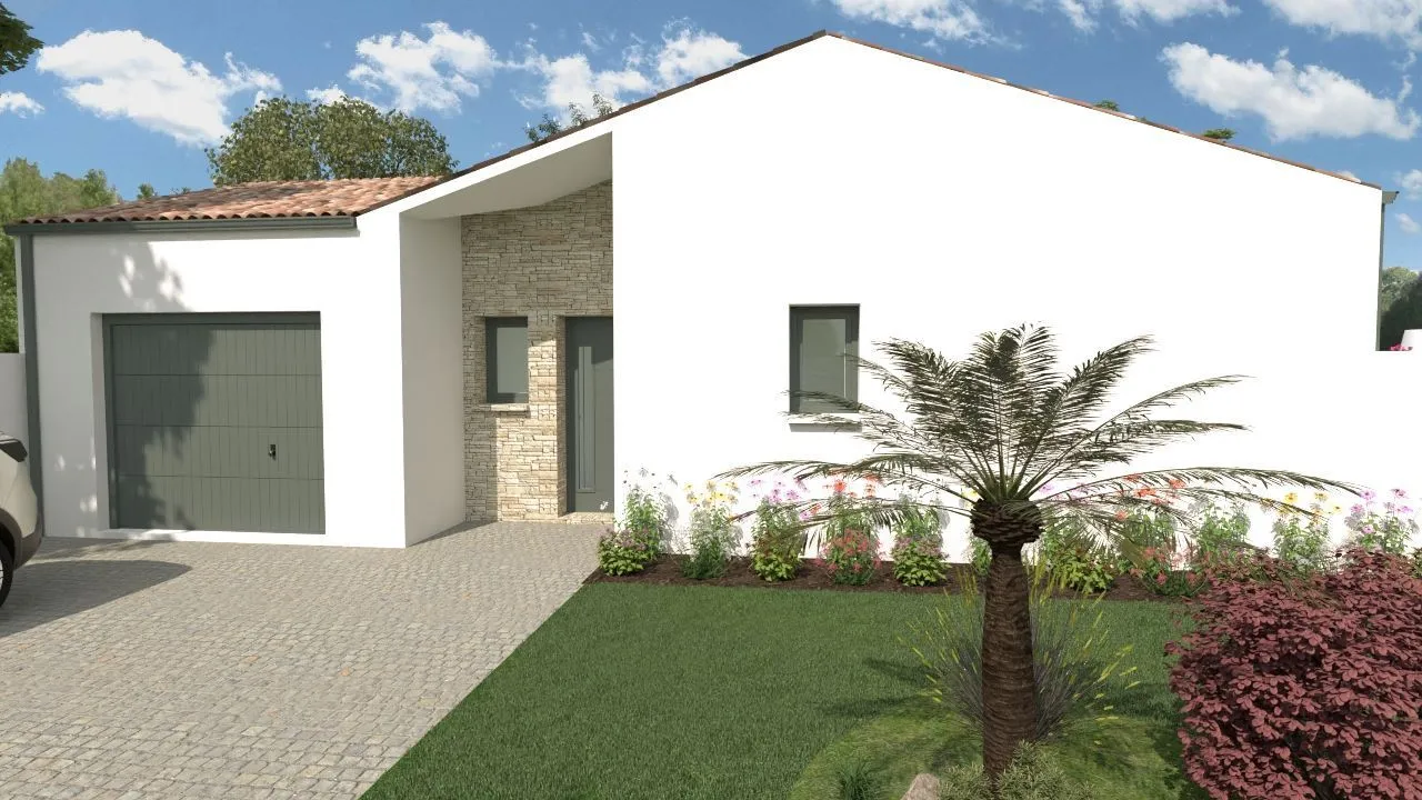 Maison neuve 110 m² à Authon-Ébéon (17770)