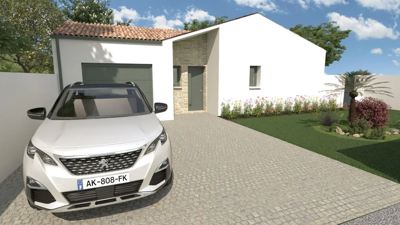 Maison neuve 110 m² à Authon-Ébéon (17770)