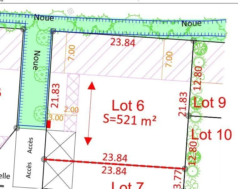 Terrain à bâtir 541 m² à Grézac (17120)