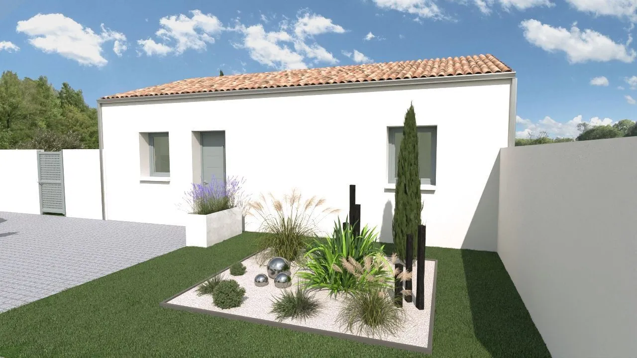 Maison neuve 60 m² à La Chapelle-des-Pots (17100)