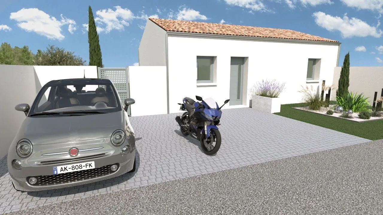 Maison neuve 60 m² à La Chapelle-des-Pots (17100)