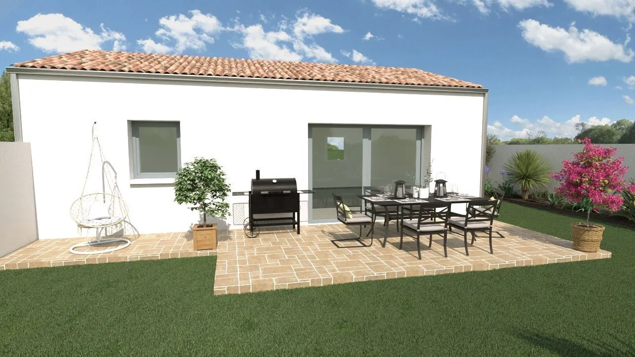 Maison neuve 60 m² à La Chapelle-des-Pots (17100)