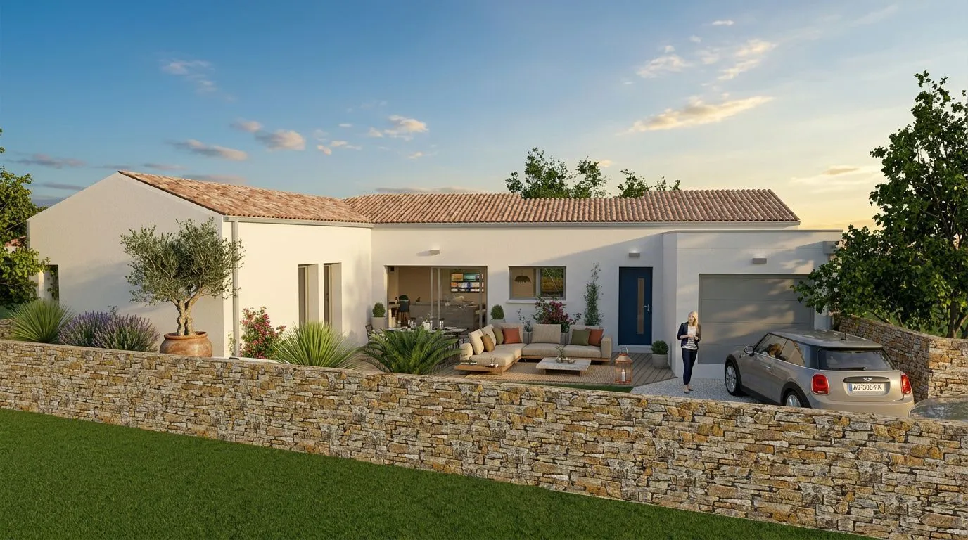Maison neuve 94 m² à Périgny (17180)
