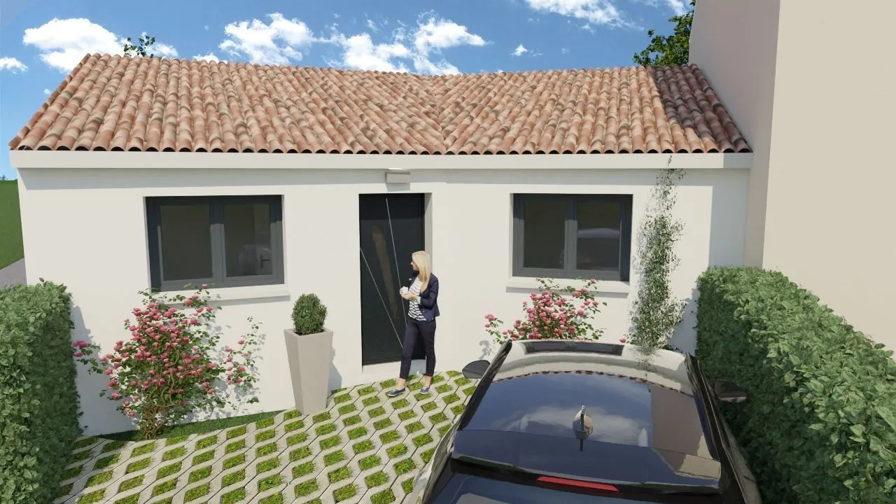 Maison neuve 90 m² à Bouhet (17540)