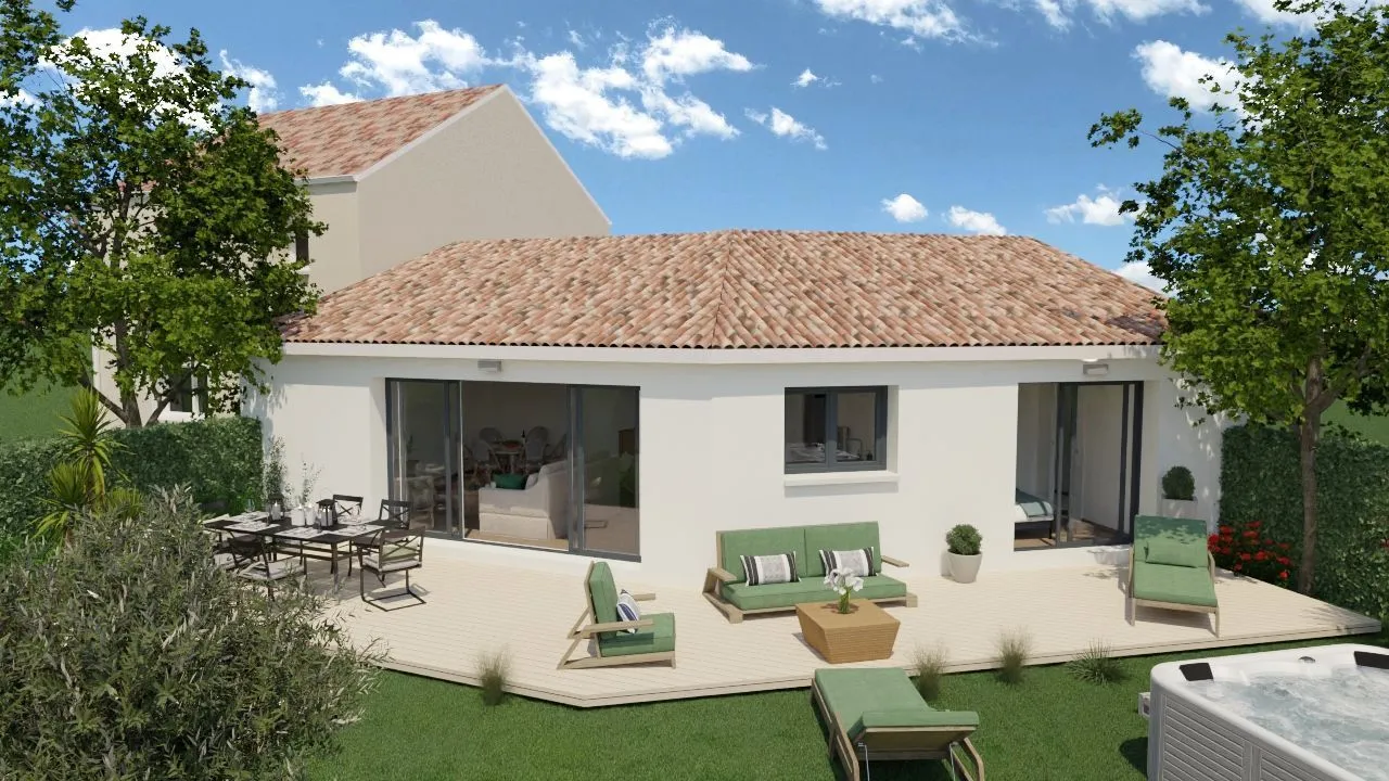 Maison neuve 90 m² à Bouhet (17540)