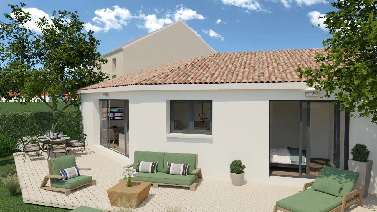 Maison neuve 90 m² à Bouhet (17540)