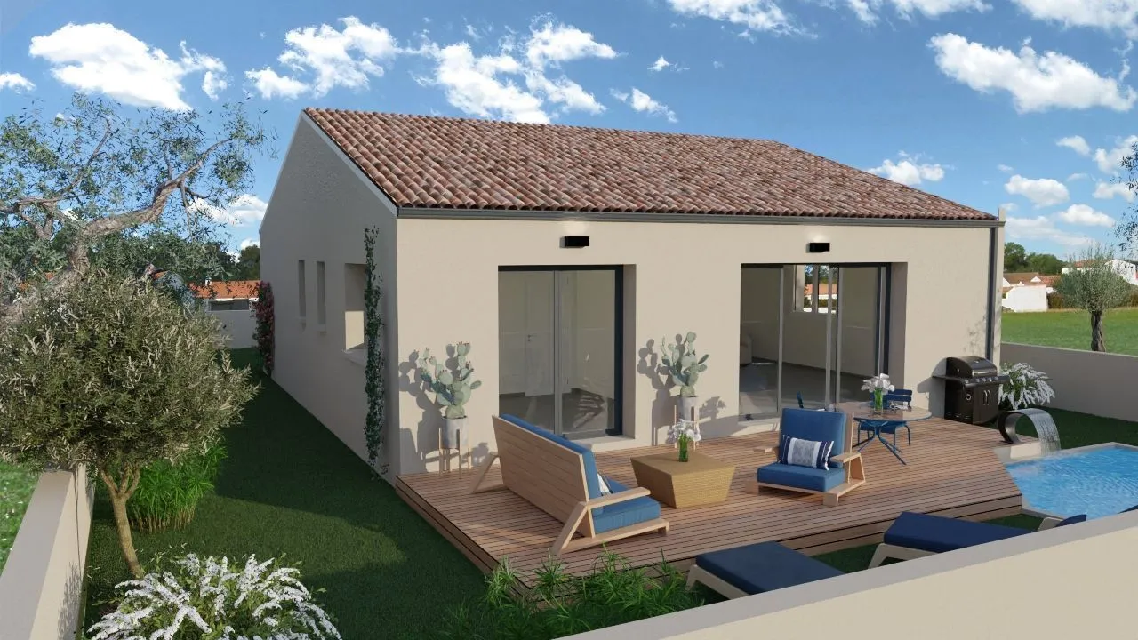Maison neuve 60 m² à Angliers (17540)