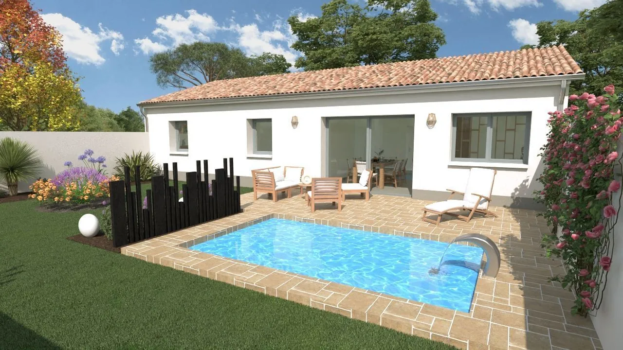 Maison neuve 86 m² à Montroy (17220)