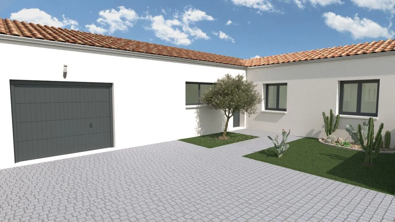 Maison neuve 138 m² à Saint-Rogatien (17220)