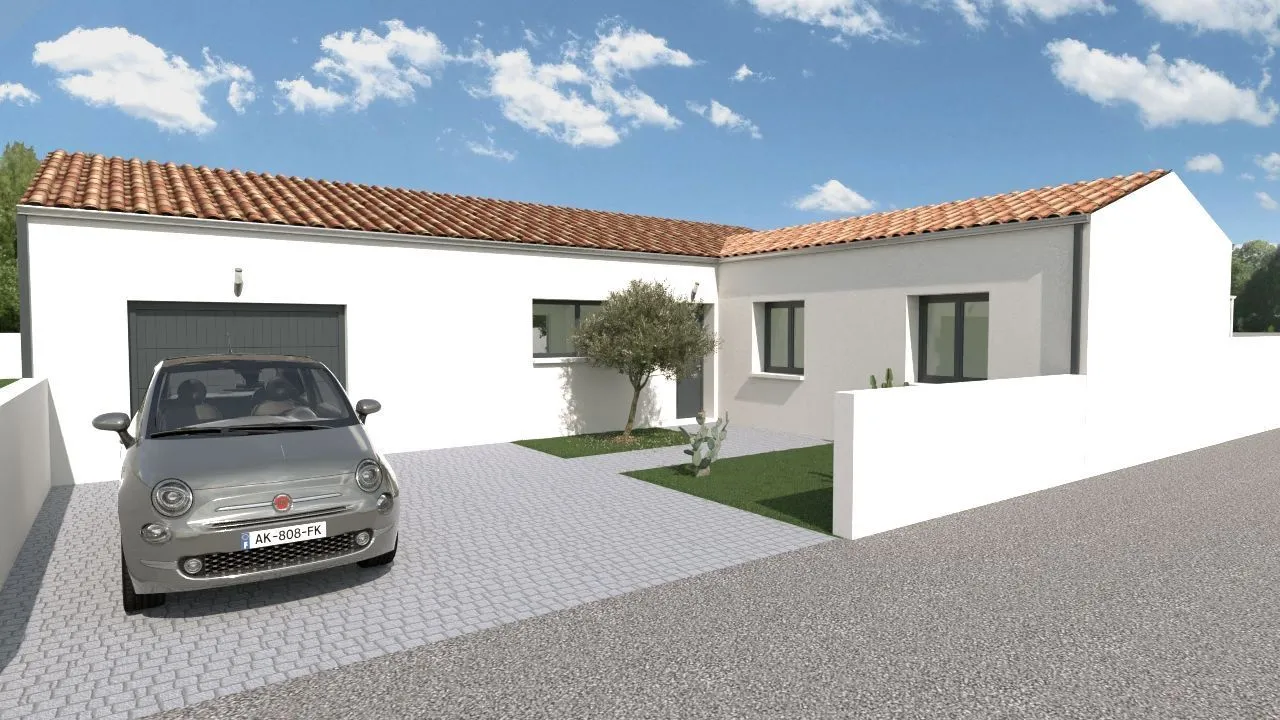 Maison neuve 138 m² à Saint-Rogatien (17220)