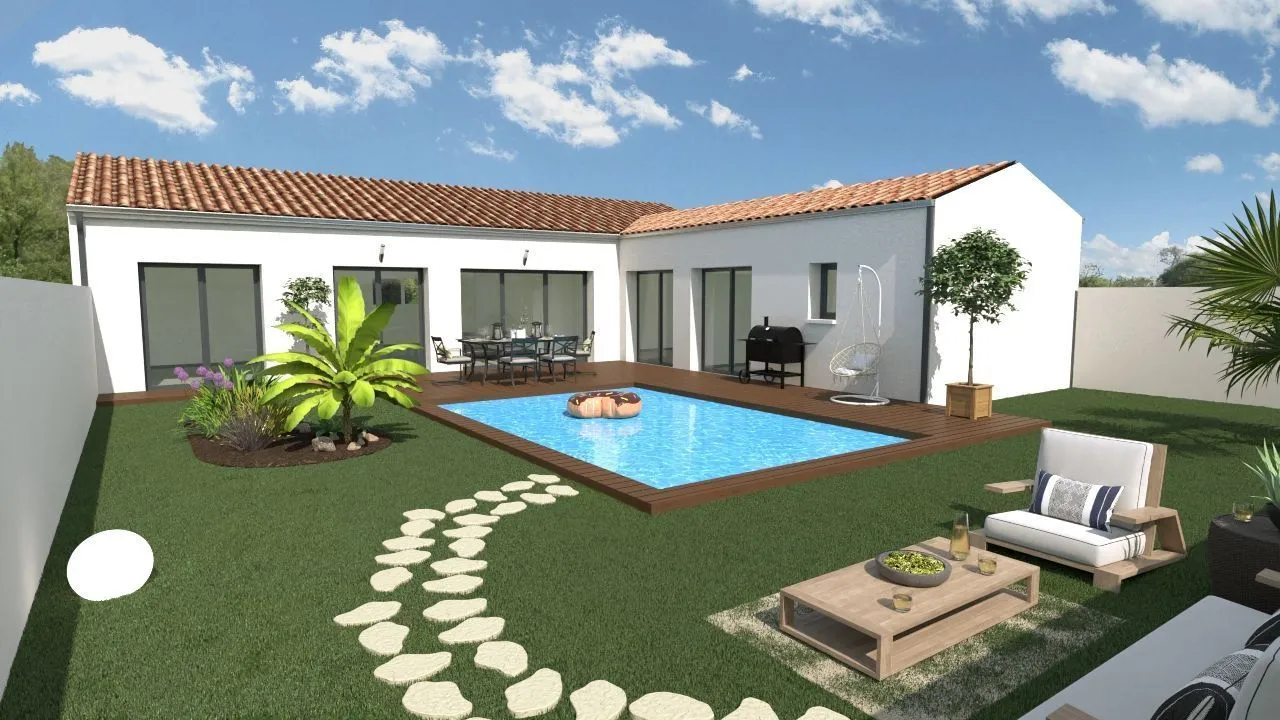 Maison neuve 138 m² à Saint-Rogatien (17220)