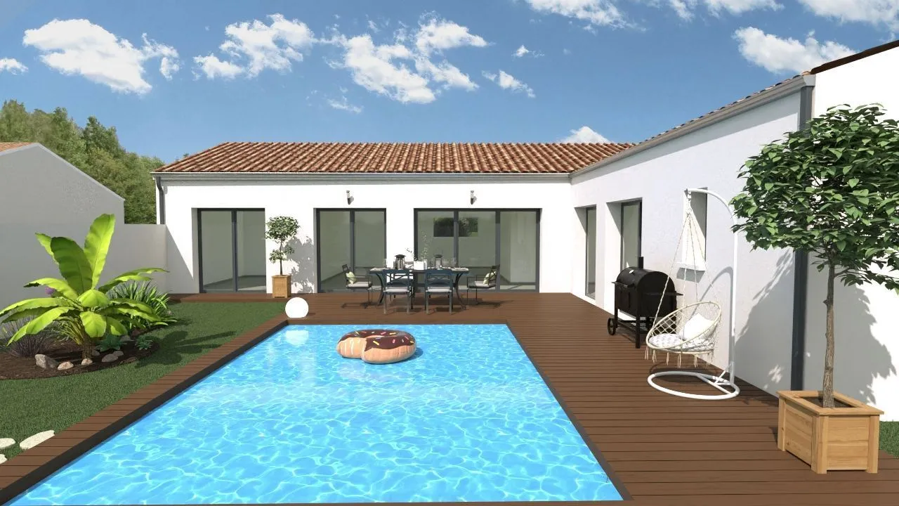 Maison neuve 138 m² à Saint-Rogatien (17220)