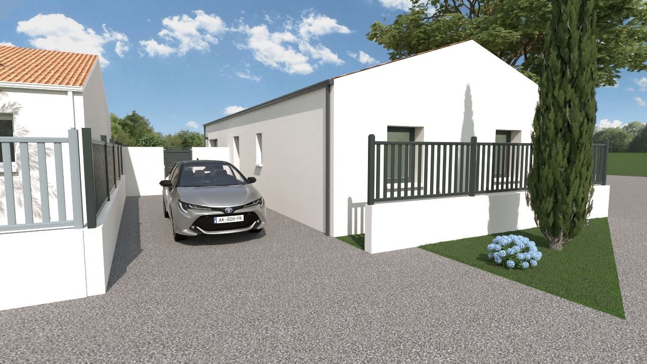 Maison neuve 88 m² à Bourgneuf (17220)
