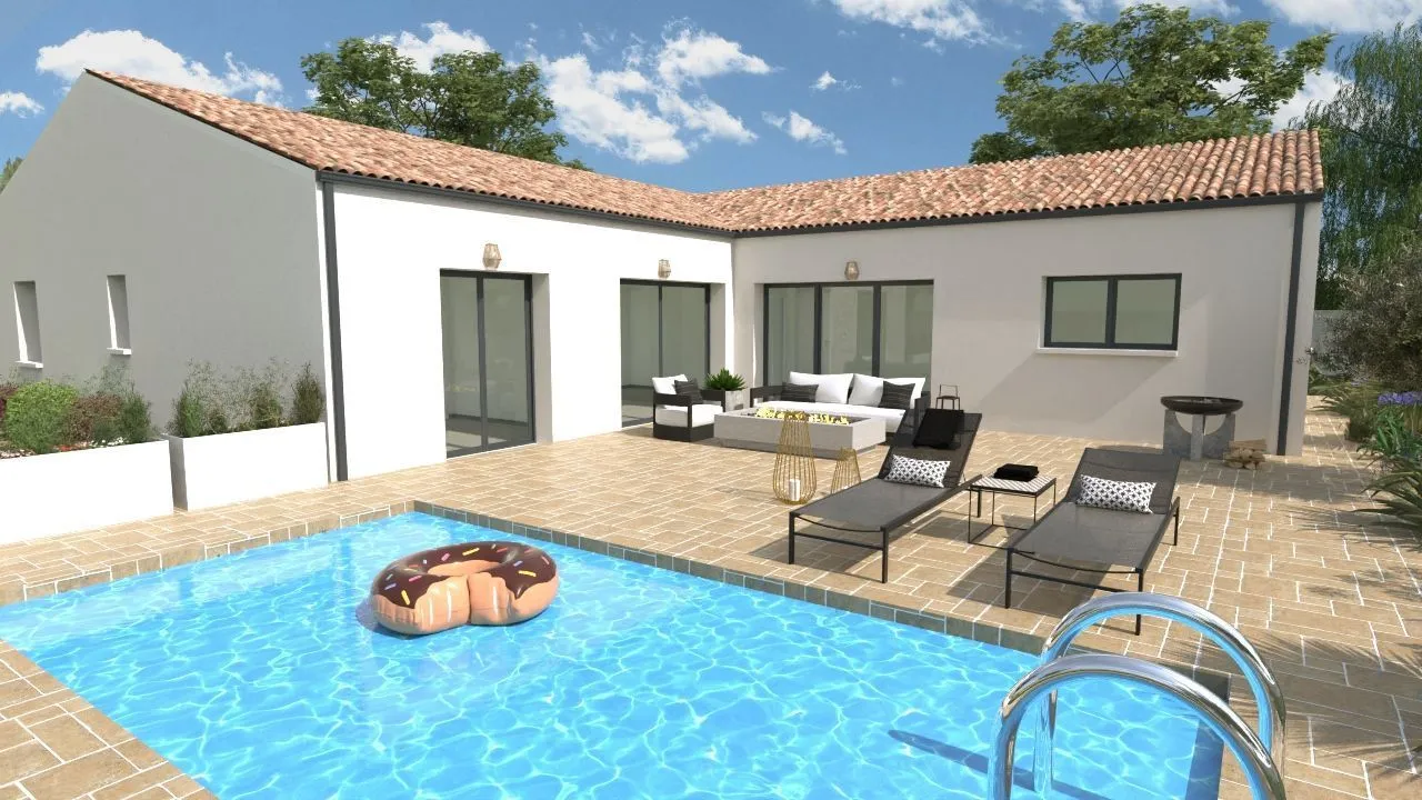 Maison neuve 130 m² à La Jarrie (17220)