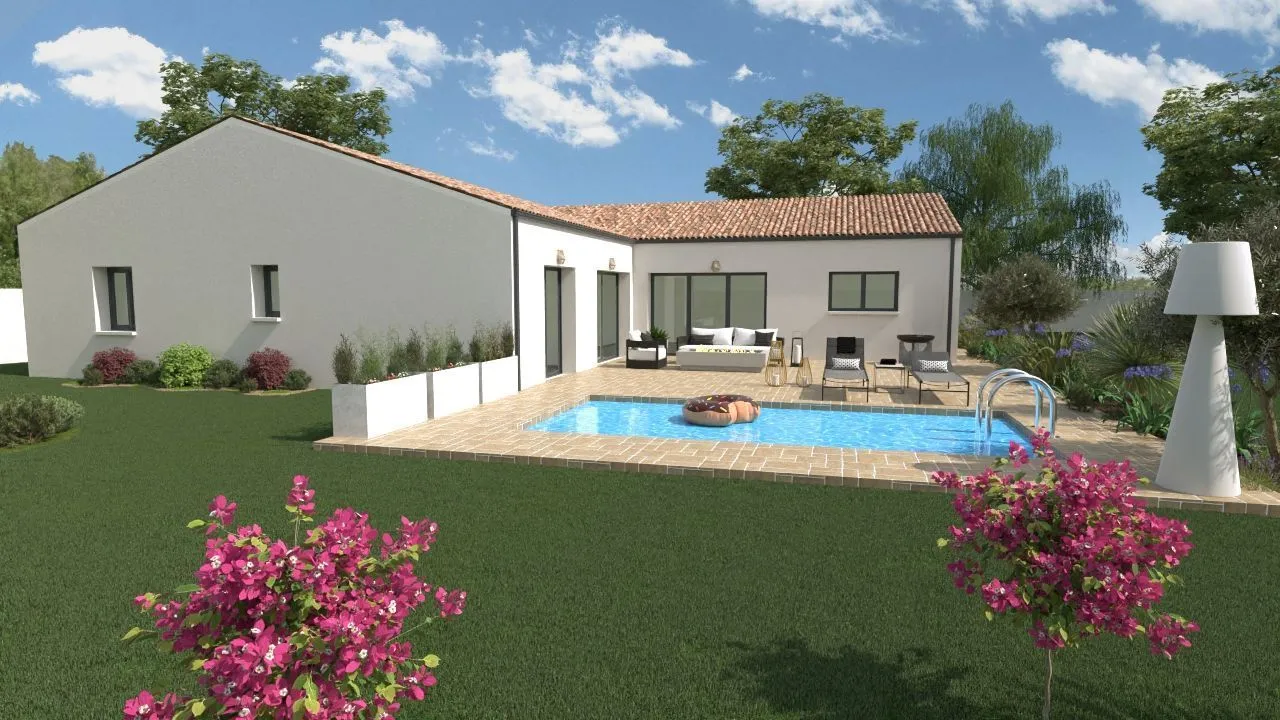 Maison neuve 130 m² à La Jarrie (17220)