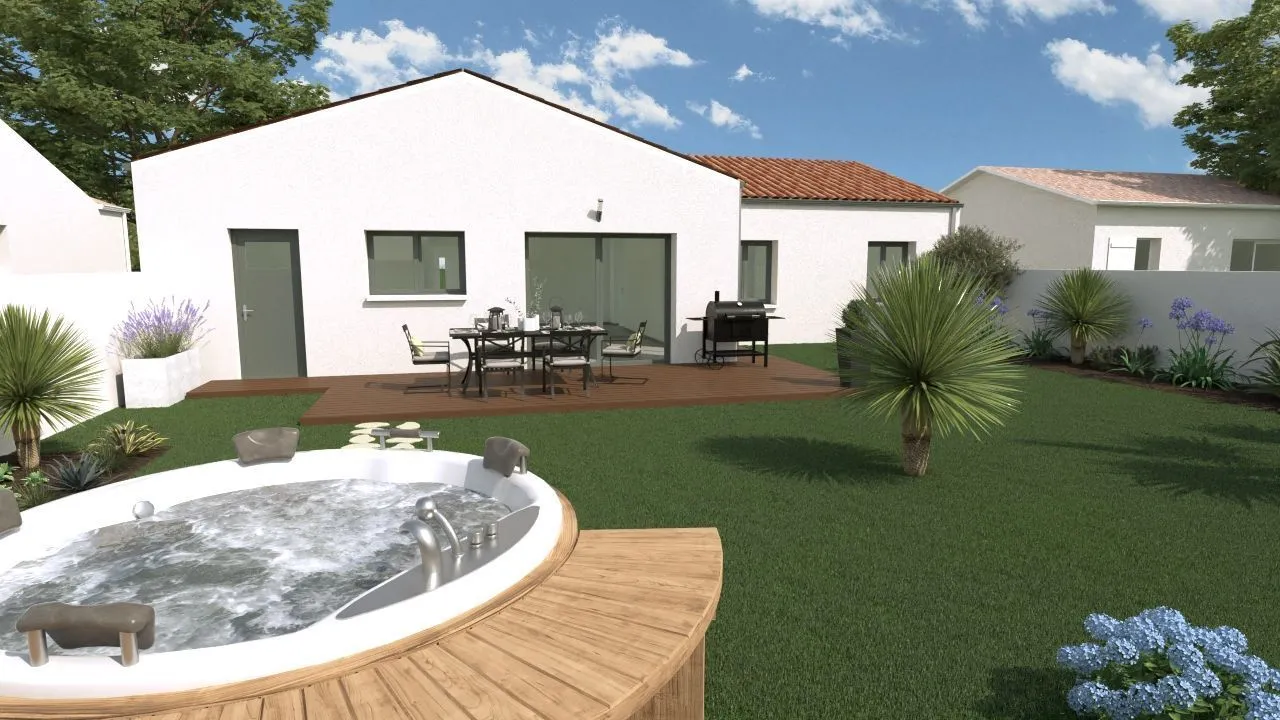 Maison neuve 98 m² à Clavette (17220)