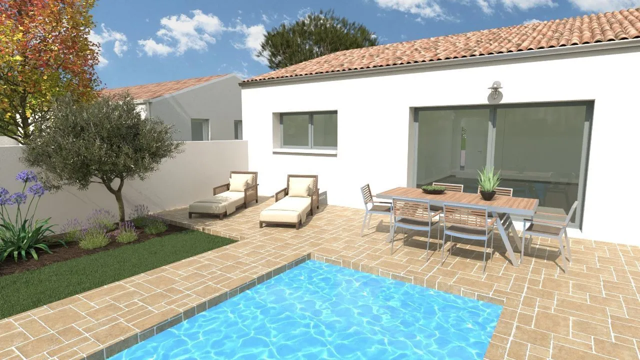 Maison neuve 81 m² au Gué-d'Alleré (17540)