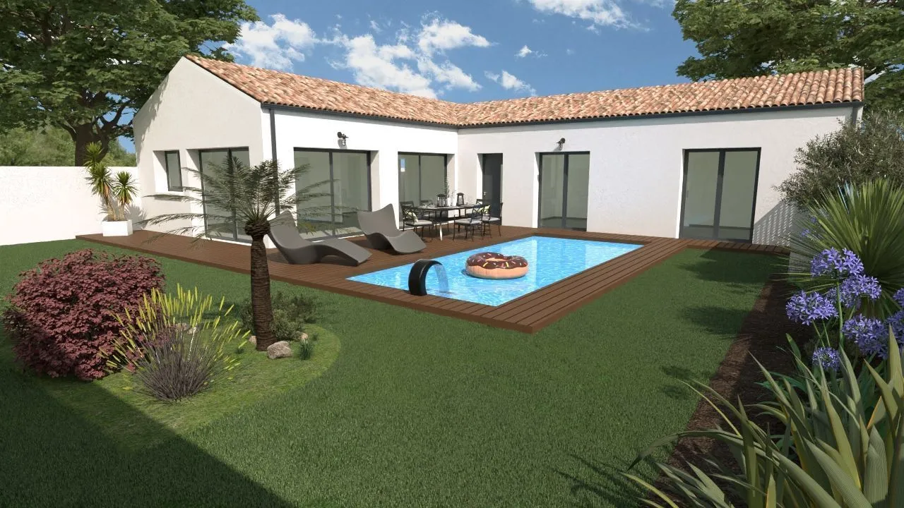 Maison neuve 134 m² à Aytré (17440)