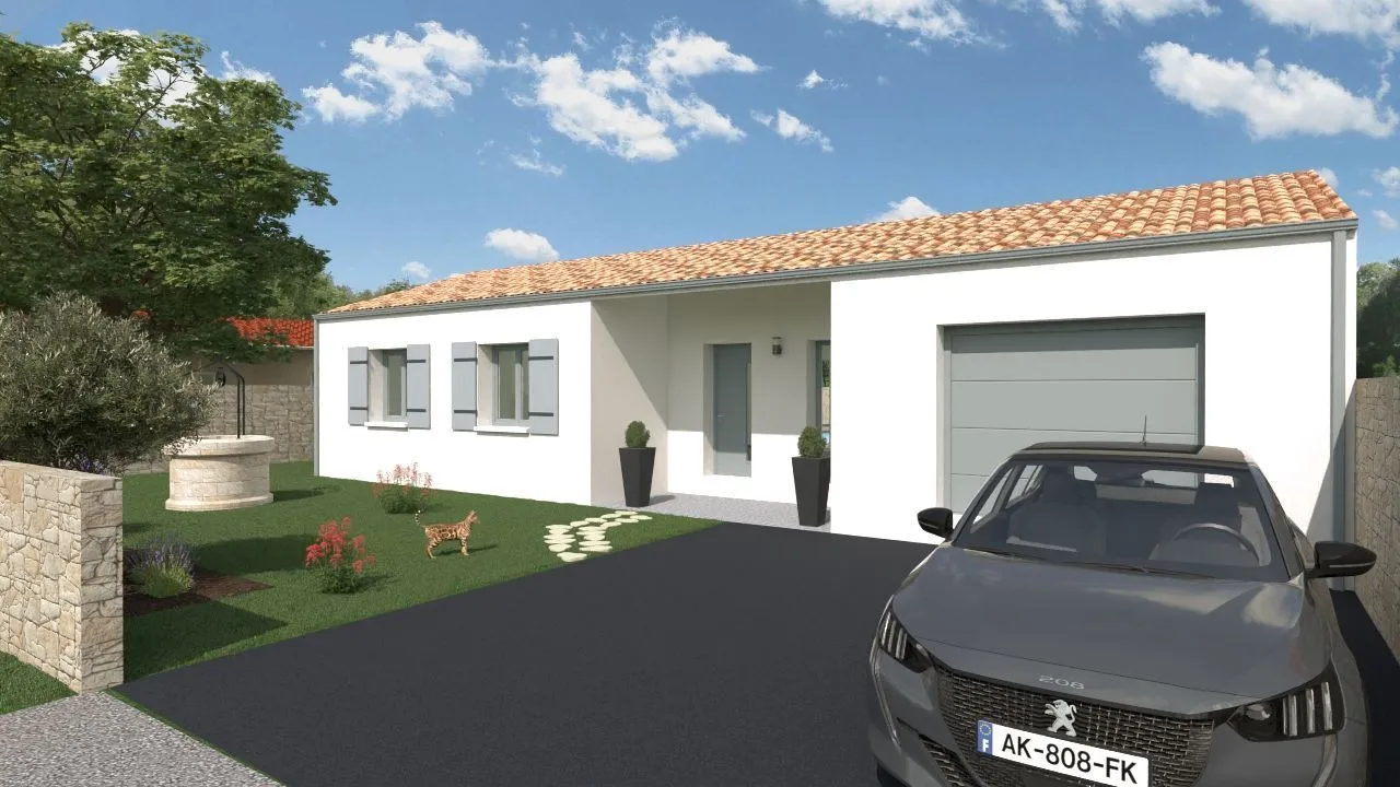 Maison neuve 113 m² à Salles-sur-Mer (17220)