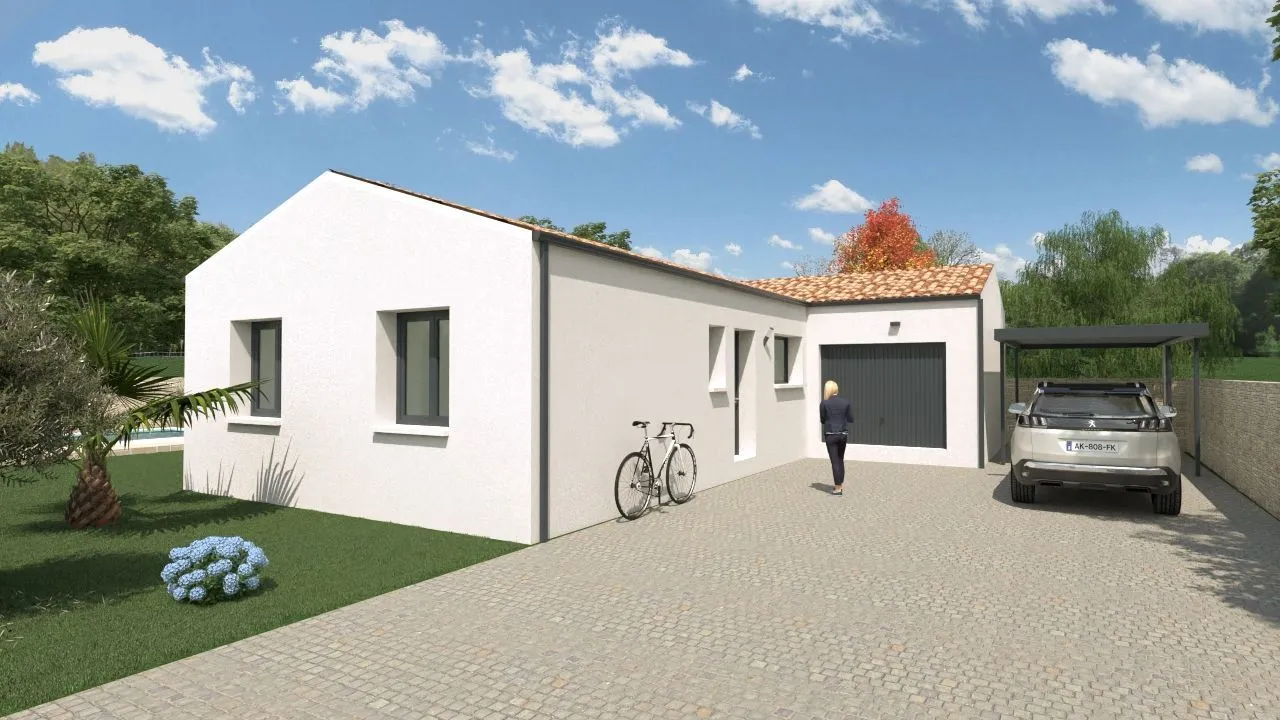 Maison neuve 90 m² à Angoulins (17690)
