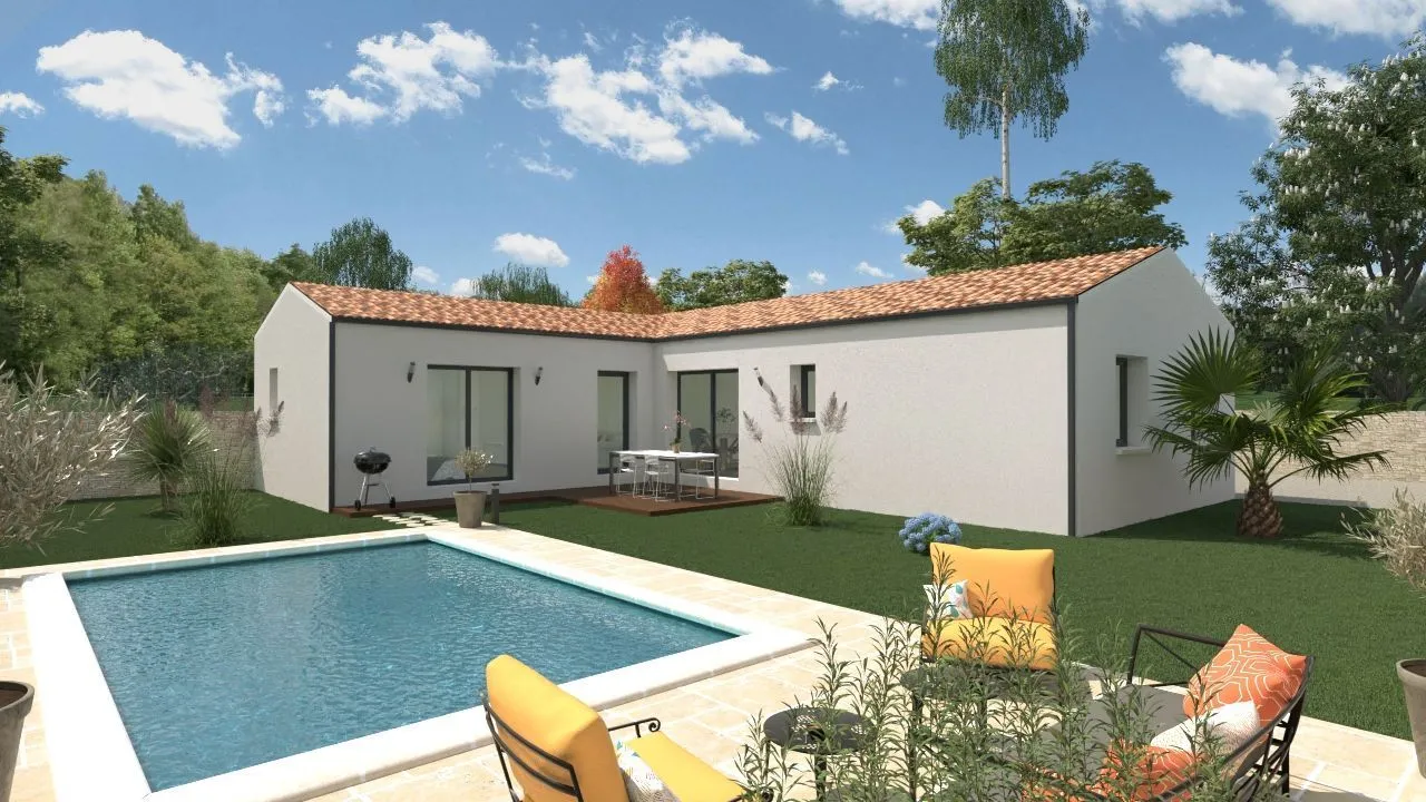 Maison neuve 90 m² à Angoulins (17690)