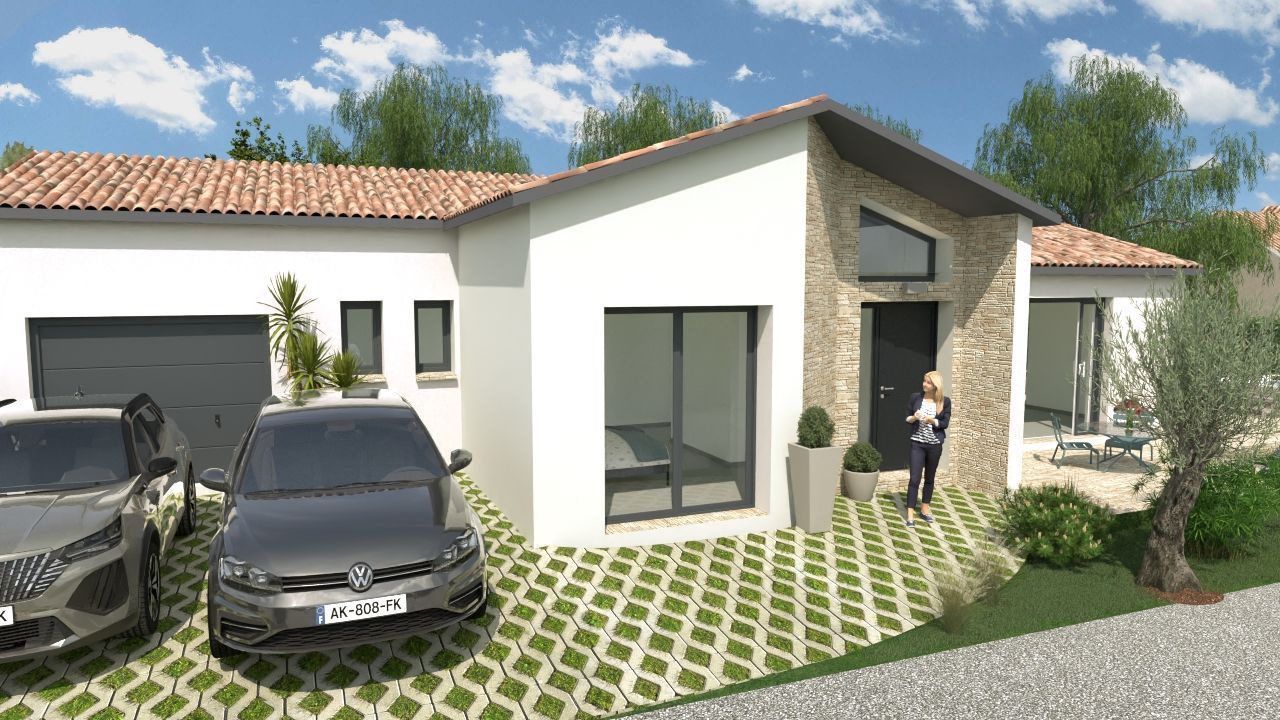 Maison neuve 110 m² à Bourgneuf (17220)