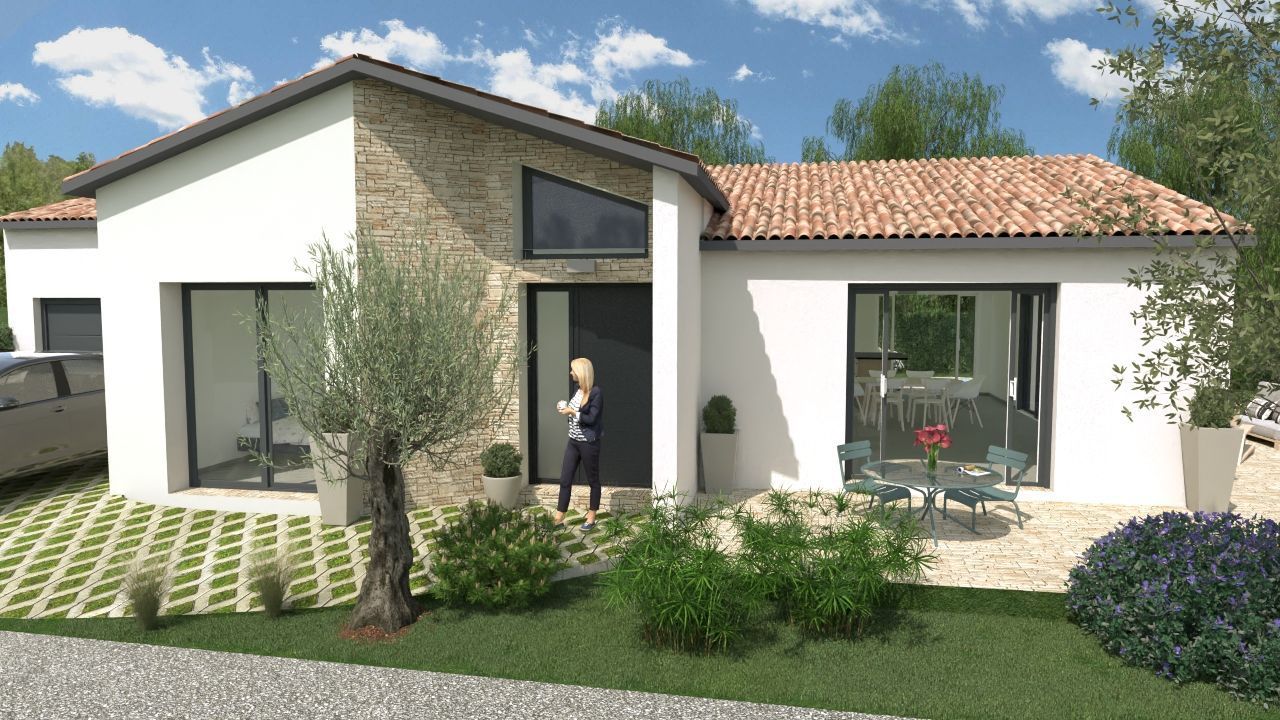 Maison neuve 110 m² à Bourgneuf (17220)