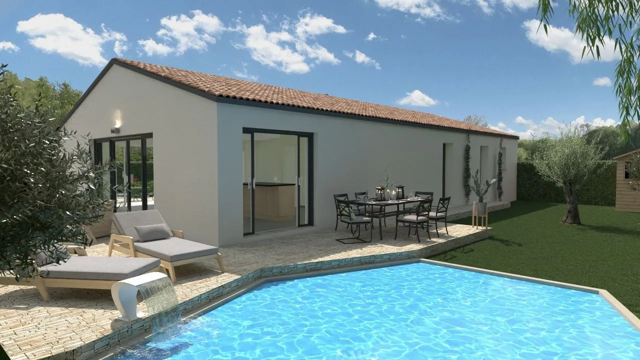 Maison neuve 110 m² à Clavette (17220)