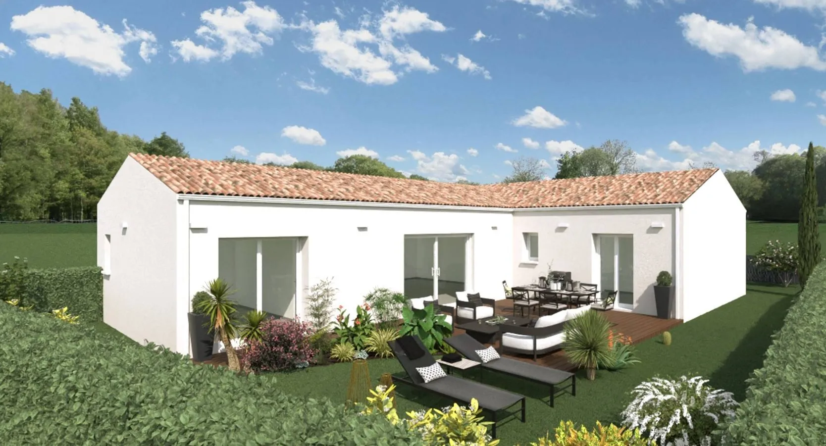Maison neuve 106 m² à Meschers-sur-Gironde (17132)