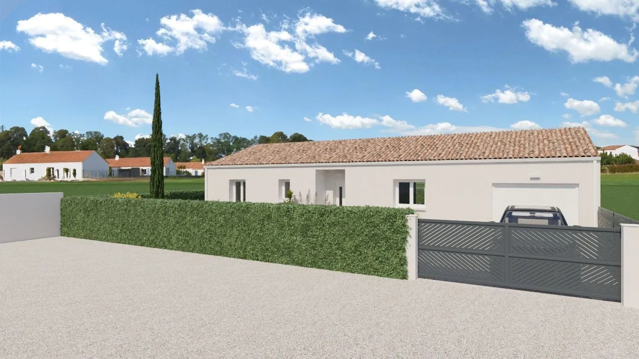 Maison neuve 87 m² à Pisany (17600)