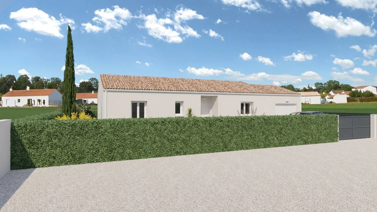 Maison neuve 87 m² à Pisany (17600)