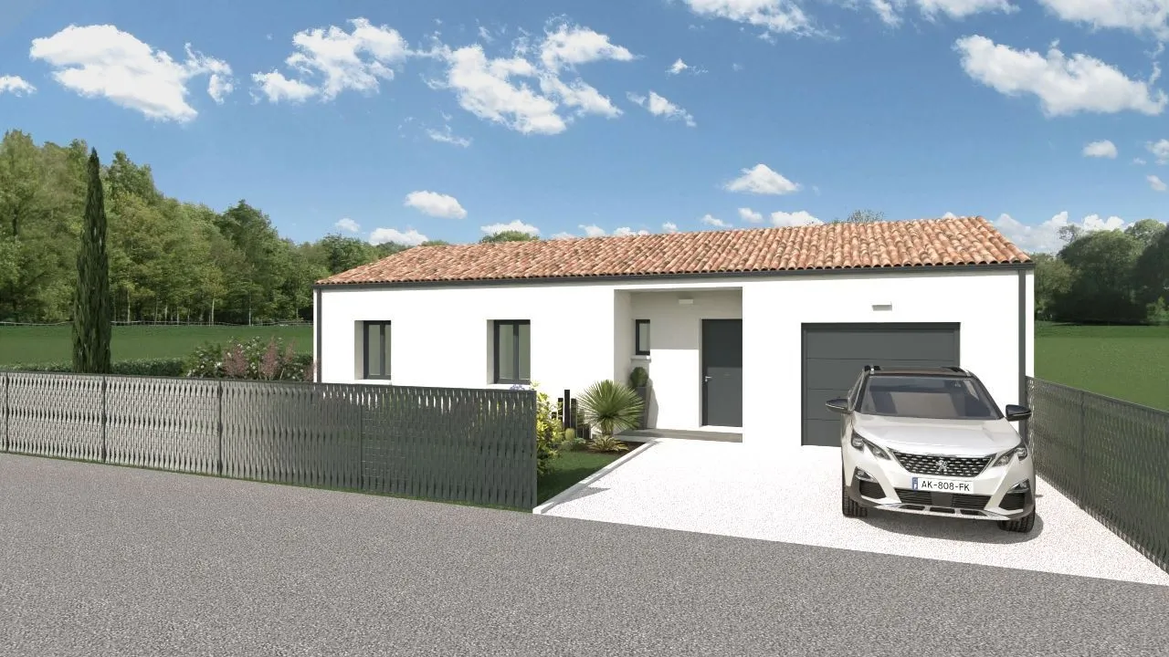 Maison neuve 98 m² au Gua (17600)