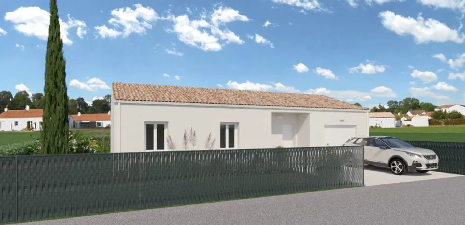 Maison neuve 98 m² à Montpellier-de-Médillan (17260)